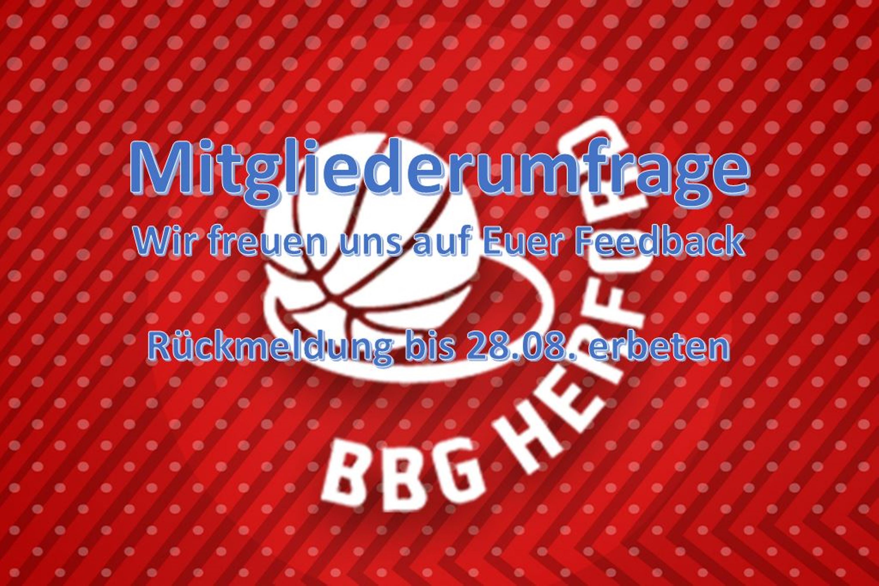 Vereinsbrief 1/2020 - Wir bitten um eure Meinung