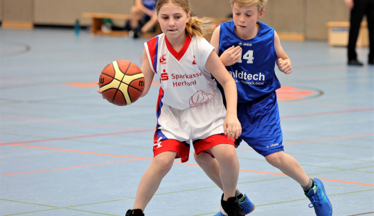 Kreisliga: U14-2 gewinnt in Brackwede mit 59:36