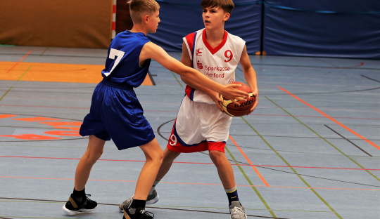 U14-2 gewinnt in Bünde mit 55:23