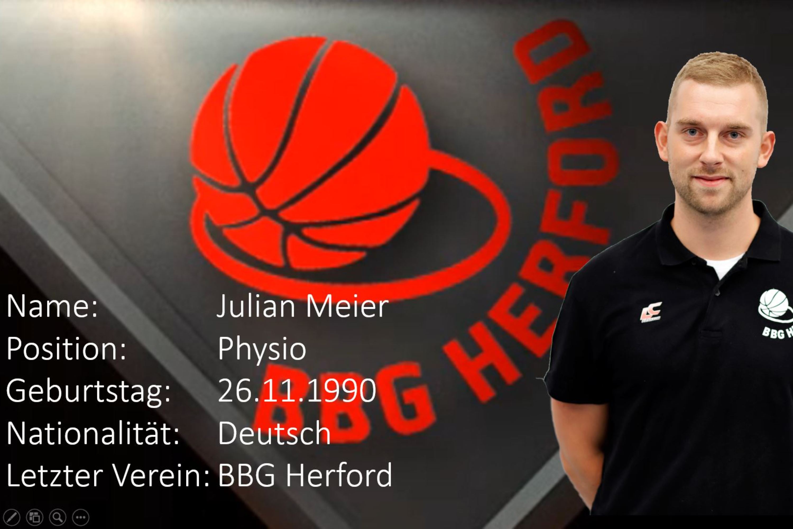 Eine Ära endet – Julian Meier nicht mehr Physio