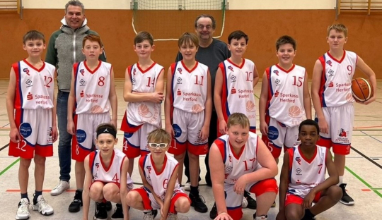 U12-1 beendet Hinrunde mit einem 79:38-Sieg gegen BC 70 Soest